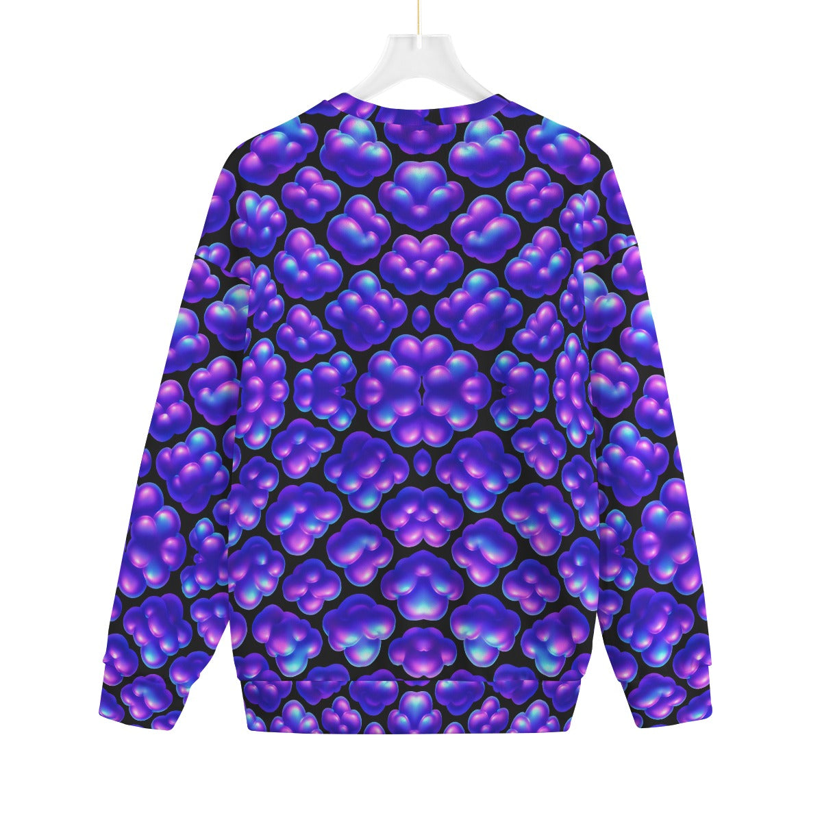 Unisex Drop-shoulder Knitted Fleece Sweater - view 2