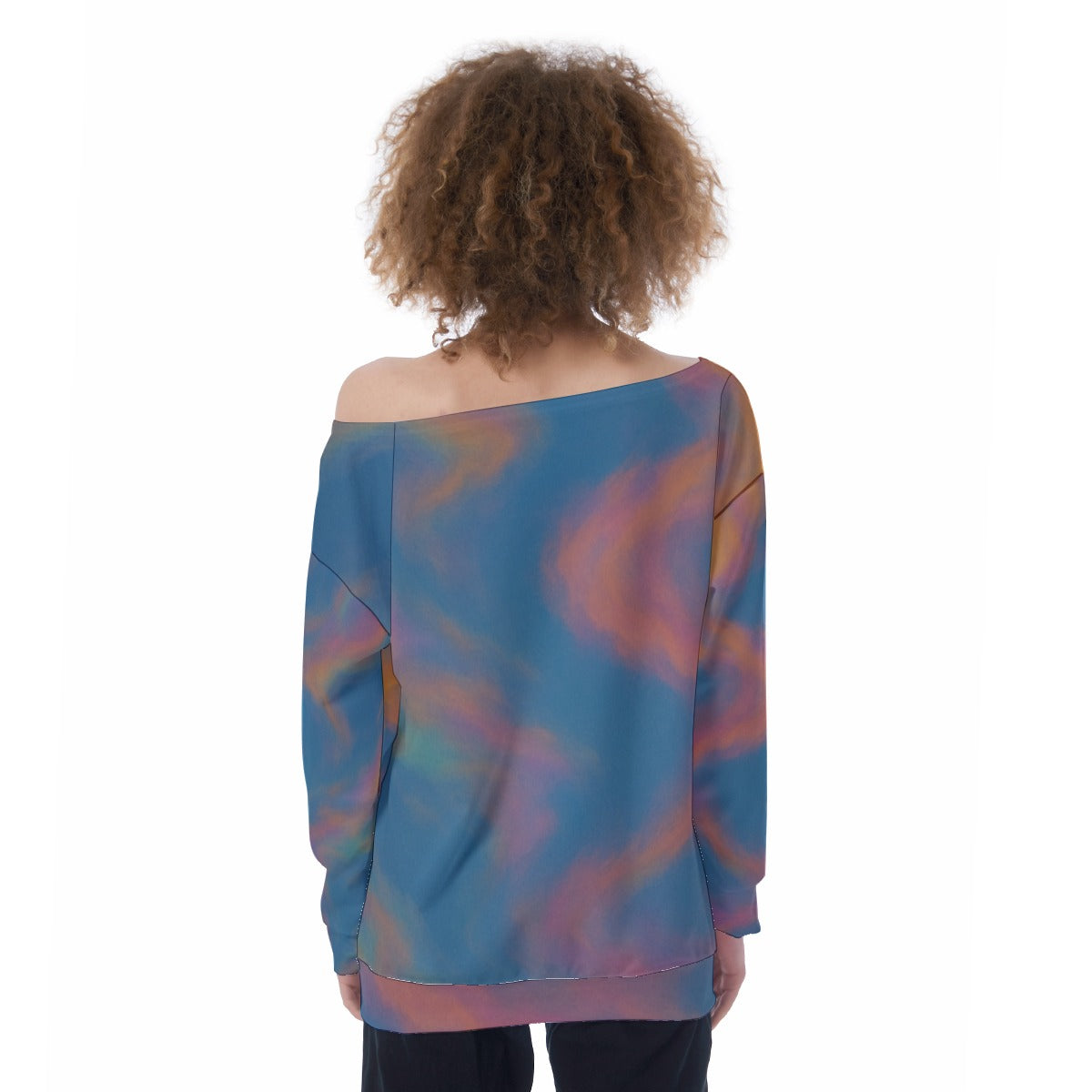 Women's Off-Shoulder Sweatshirt