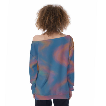 Women's Off-Shoulder Sweatshirt