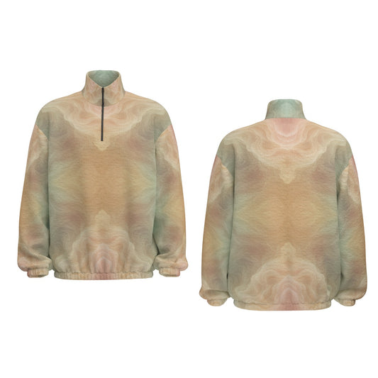 Unisex Turtleneck Zippered Sweatshirt