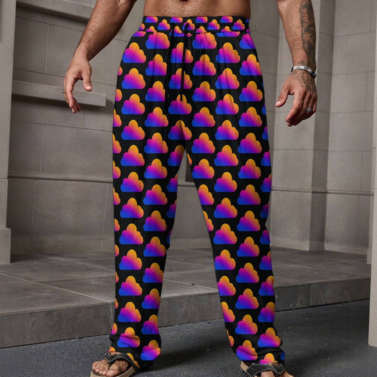 Men's Loose Casual Pants With Pocket