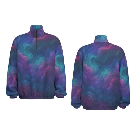 Unisex Turtleneck Zippered Sweatshirt