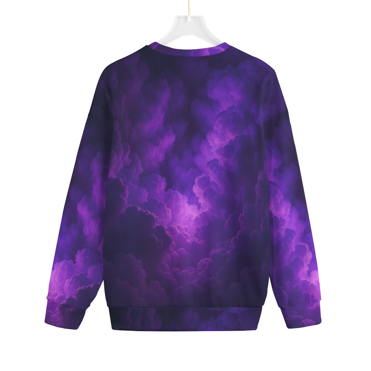 Unisex Drop-shoulder Knitted Fleece Sweater - view 2