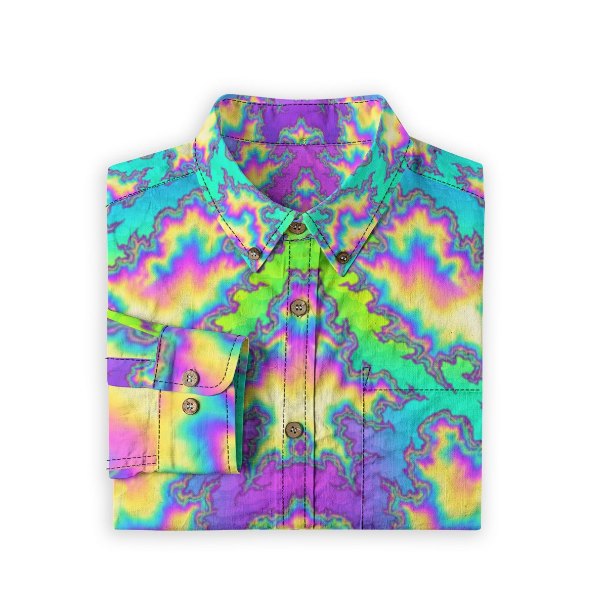 Men's Casual Lapel Long Sleeve Shirt|125GSM Cotton