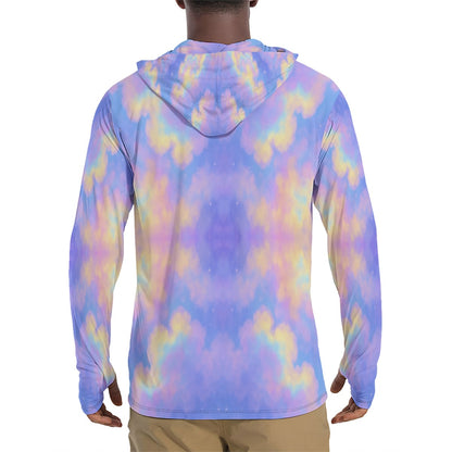 Men's Sunscreen Sports Hoodie With Thumb Holes