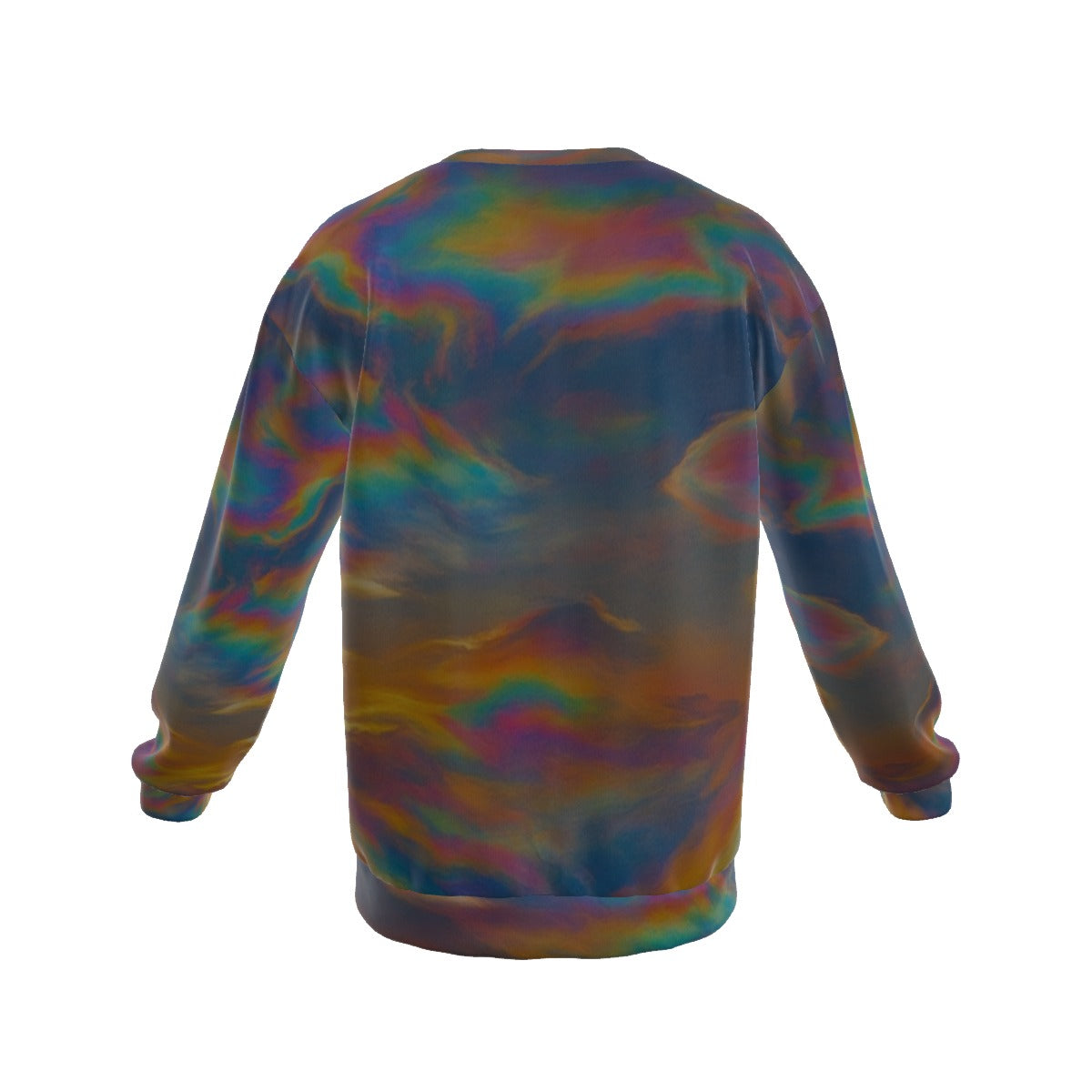 Men's Drop Shoulder Round Neck Long-Sleeved Sweatshirt