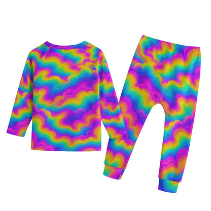 Kid's Knitted Fleece Set