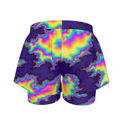 Unisex Sports Lined Shorts