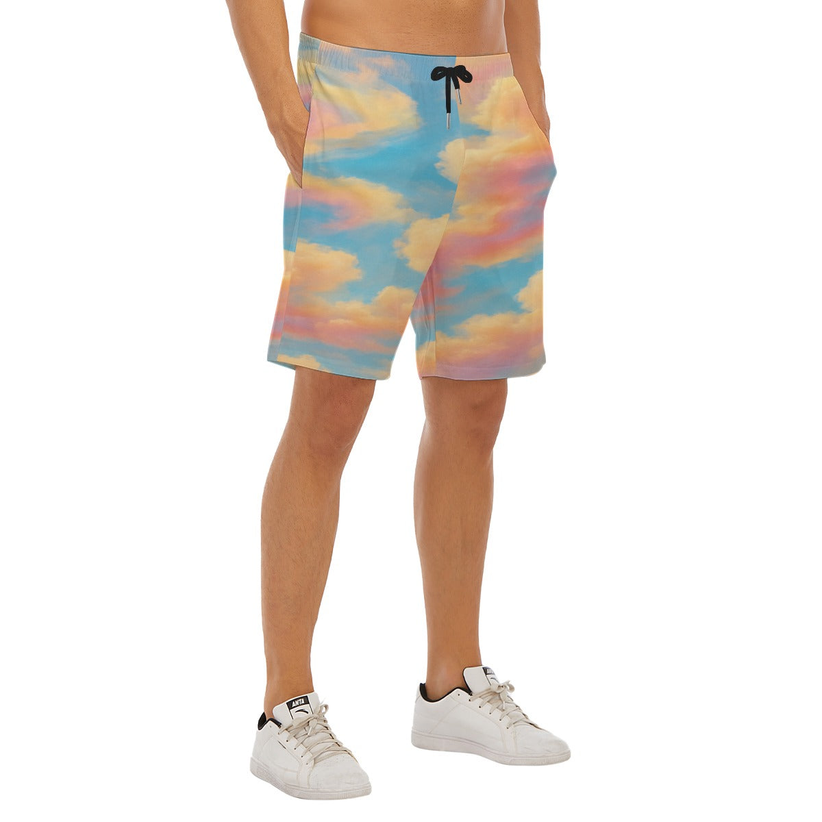 Men's Beach Shorts With Elastic Waist