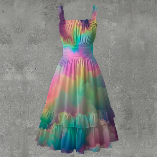 Women‘s Ruffle Hem Dress