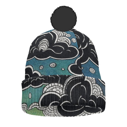 Unisex Knitted Hat With Pom-Pom