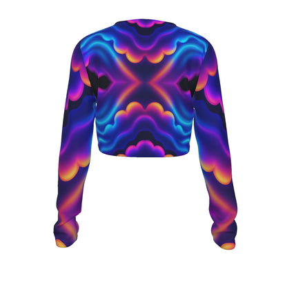 Women's Round Neck Crop Top T-Shirt