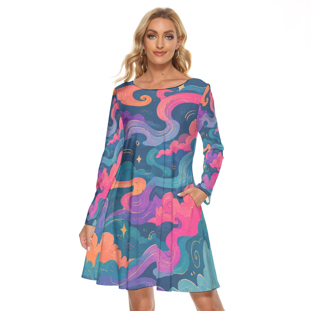 Women's Crew Neck Dress by O’Nimbus