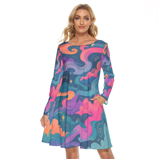 Women's Crew Neck Dress by O’Nimbus