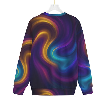 Unisex Drop-shoulder Knitted Fleece Sweater - view 2