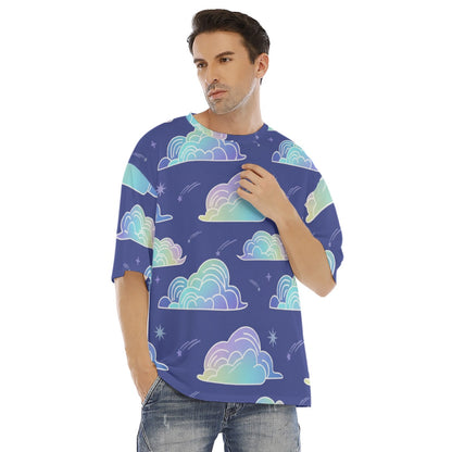 Men's Drop Shoulder T-shirt With Short Sleeve