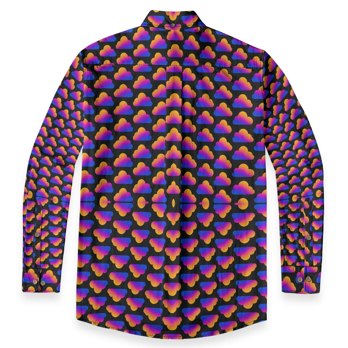 Men's Casual Lapel Long Sleeve Shirt|125GSM Cotton