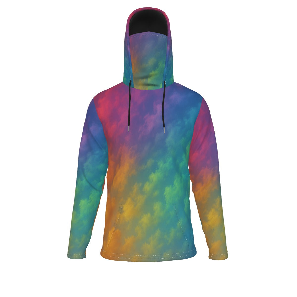 Men's Pullover Hoodie With Mask - view 1