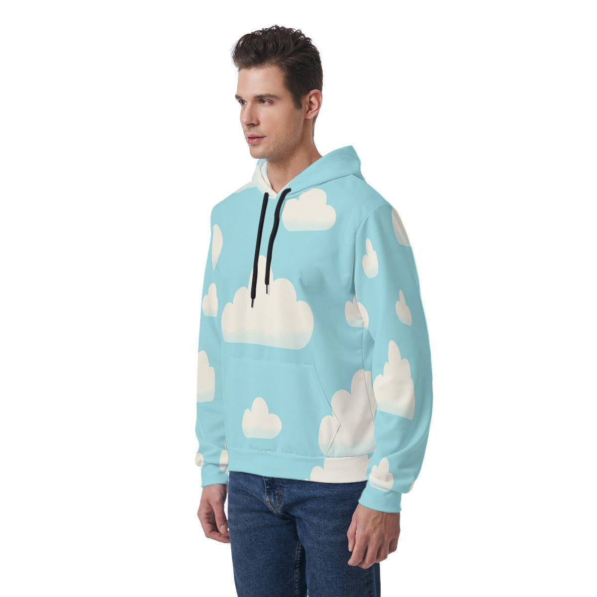 Men's Thicken Pullover Hoodie With Inner Hood