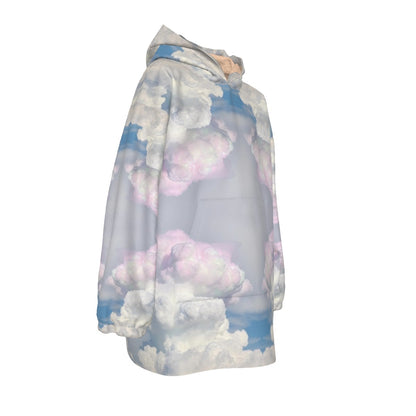 Unisex Kid's Sherpa Fleece Hoodie Blanket