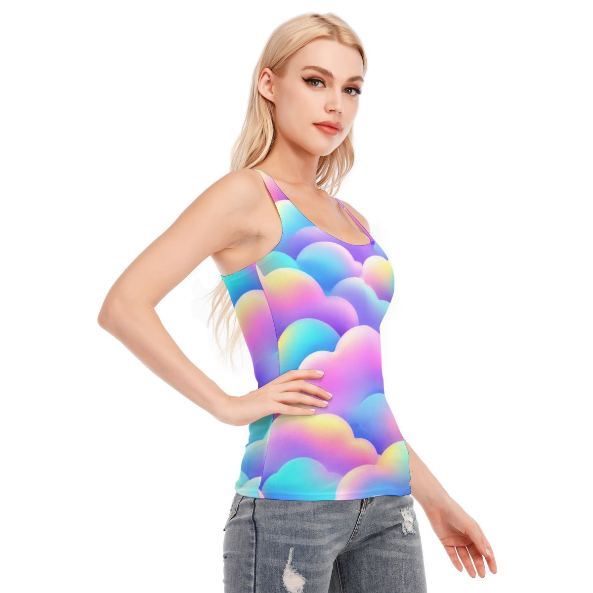 Women's Racer Vest | 190GSM Cotton