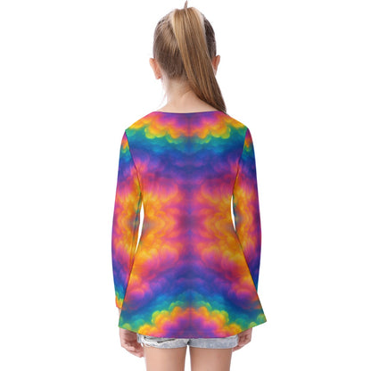 Unisex Kid's Long Sleeve O-neck T-shirt