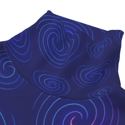 Unisex Turtleneck Knitted Fleece Sweater