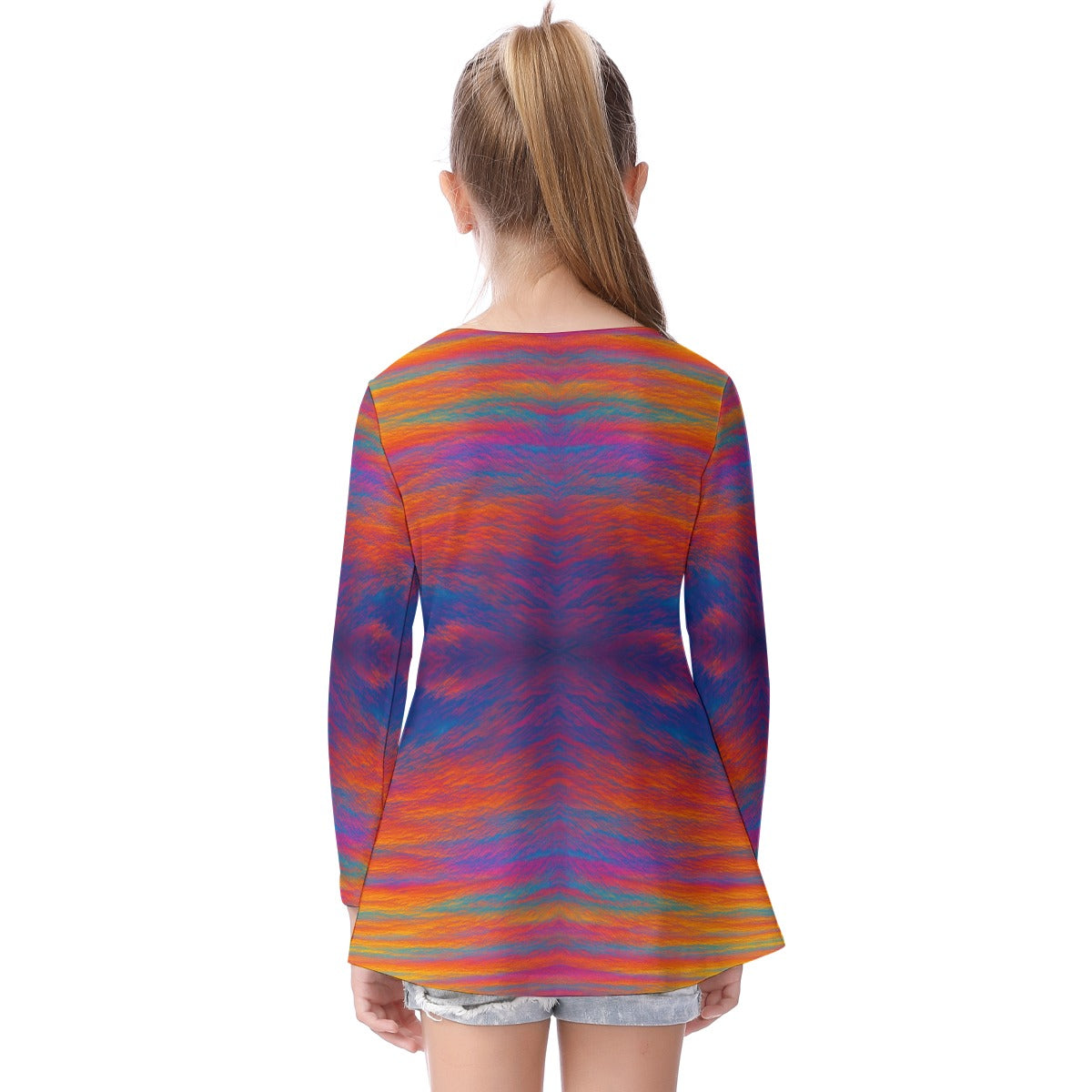 Unisex Kid's Long Sleeve O-neck T-shirt