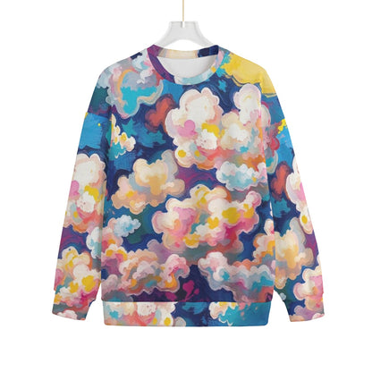 Unisex Drop-shoulder Knitted Fleece Sweater - view 1