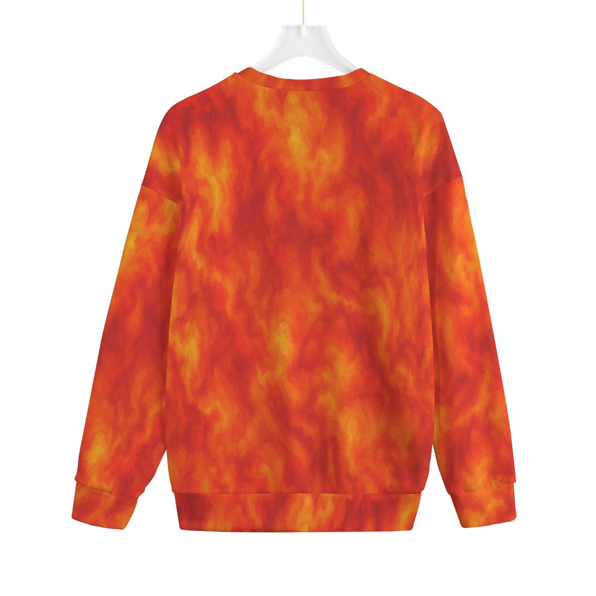 Unisex Drop-shoulder Knitted Fleece Sweater - view 2