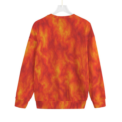 Unisex Drop-shoulder Knitted Fleece Sweater - view 2