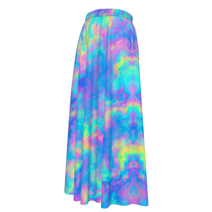Women's Maxi Chiffon Skirts With Lining