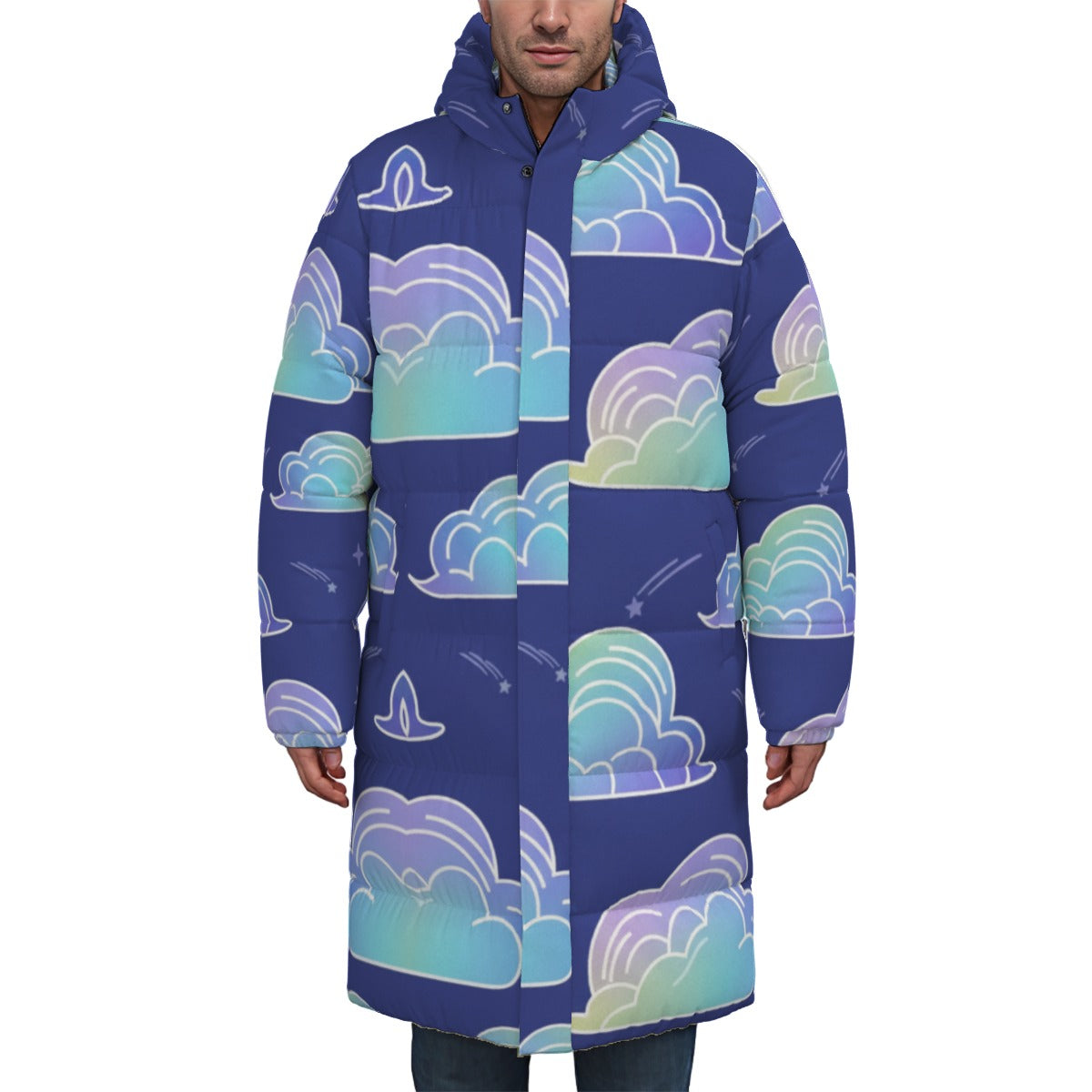 Unisex Long Down Jacket