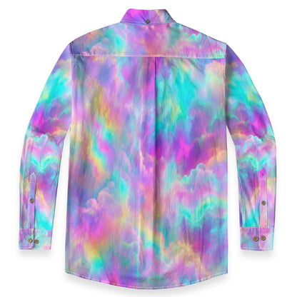 Men's Casual Lapel Long Sleeve Shirt|125GSM Cotton