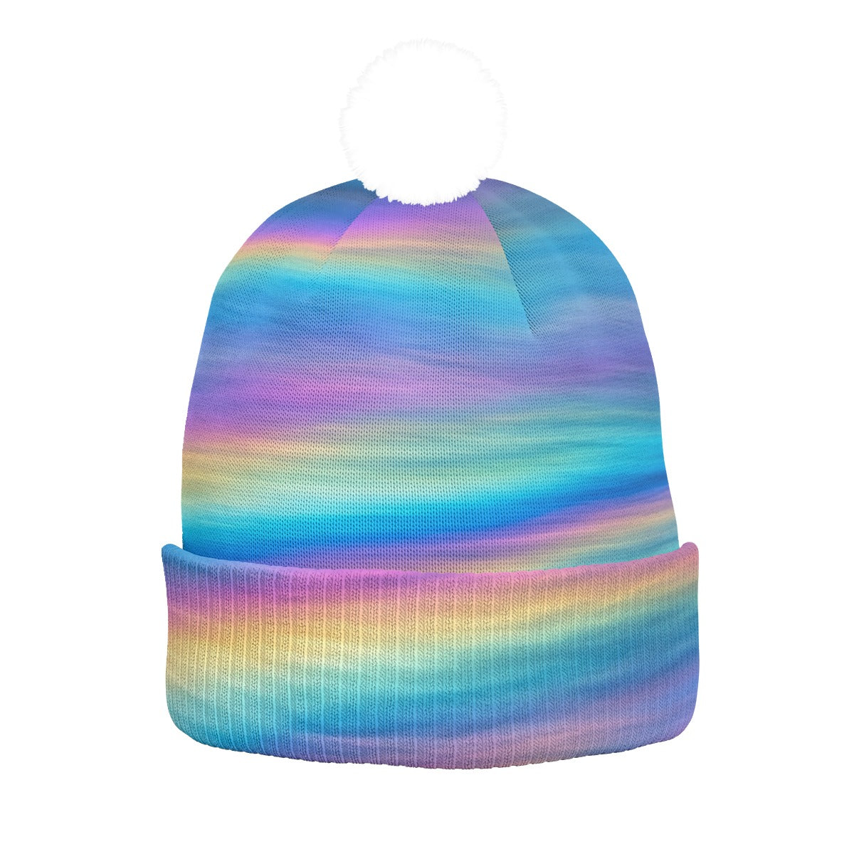 Unisex Knitted Hat With Pom-Pom