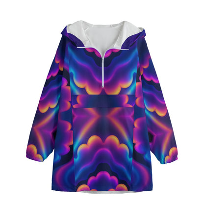 Unisex Windbreaker Long Jacket