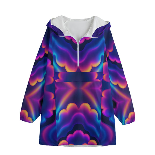 Unisex Windbreaker Long Jacket