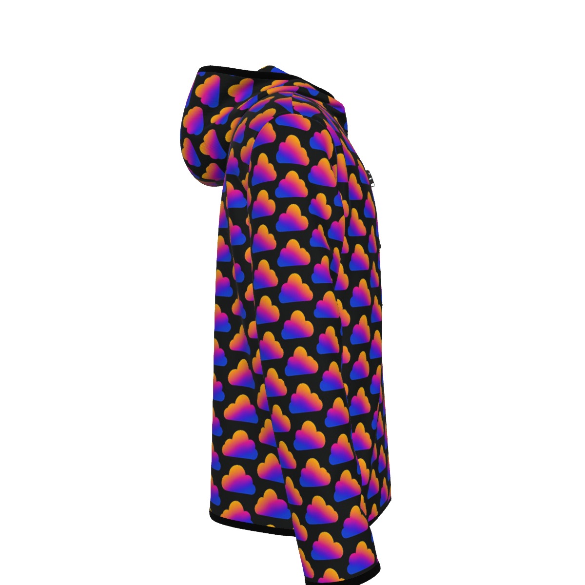 Men's Stylish Hoodie with Thumb Hole Design - view 3