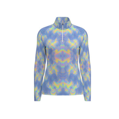 Women's Sports Collar Jersey With Long Sleeve