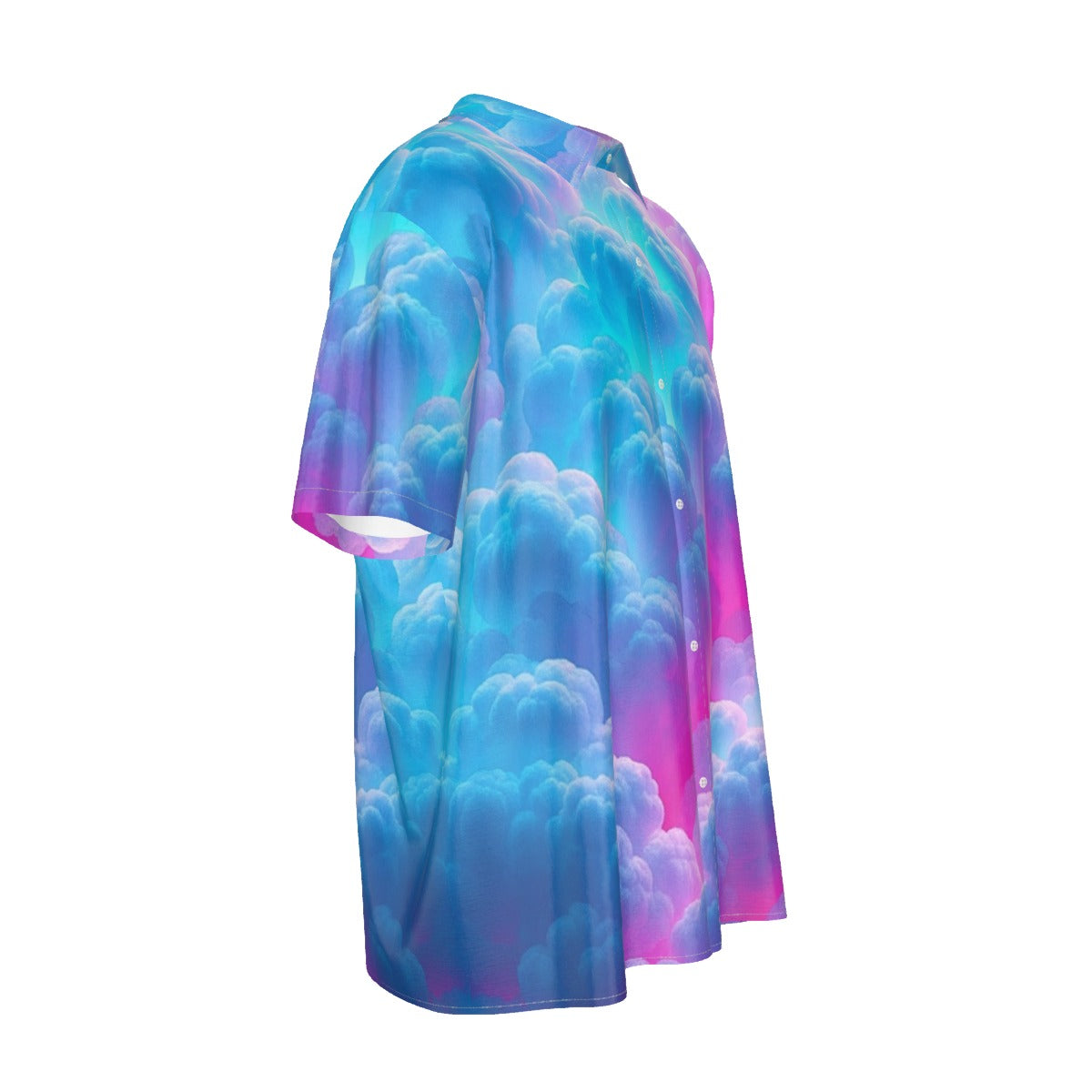 Men's Imitation Silk Short-Sleeved Shirt