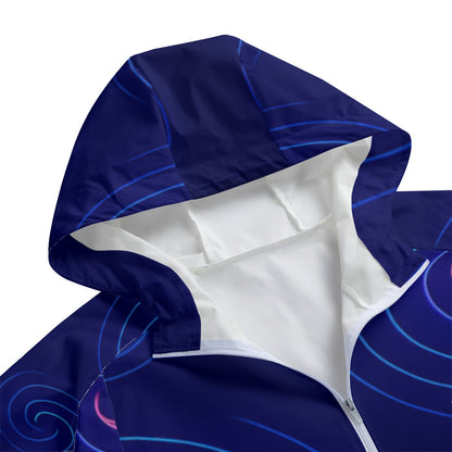 Unisex Windbreaker Long Jacket