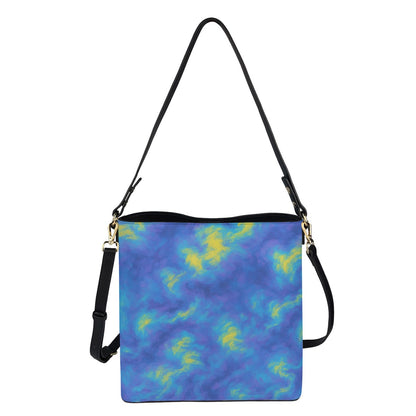 Unisex Minimalist Square Crossbody Bucket Bag