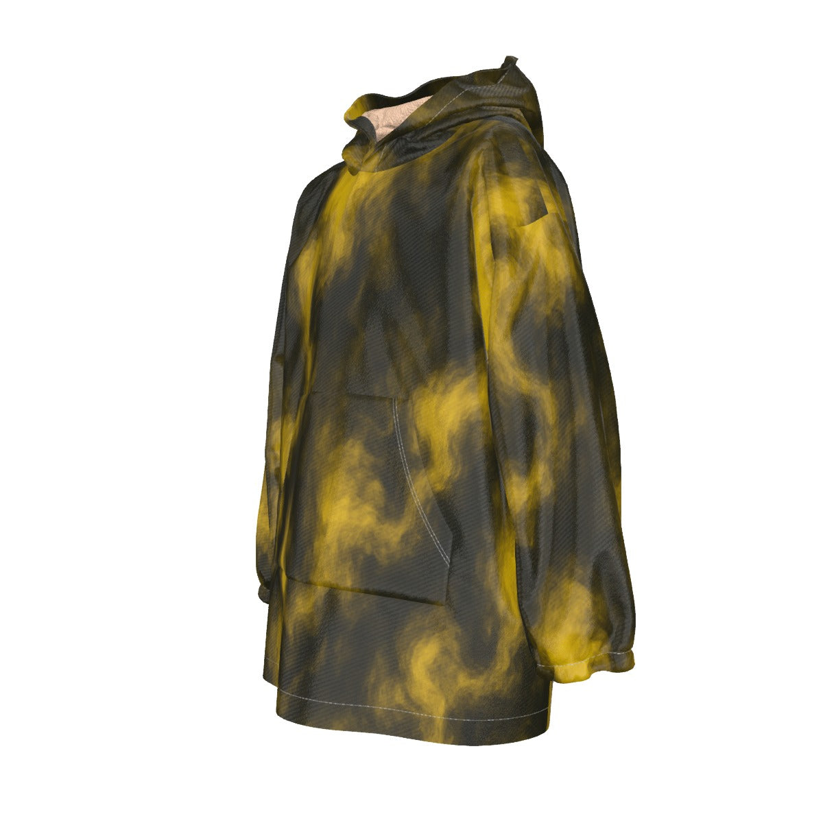 Unisex Kid's Sherpa Fleece Hoodie Blanket