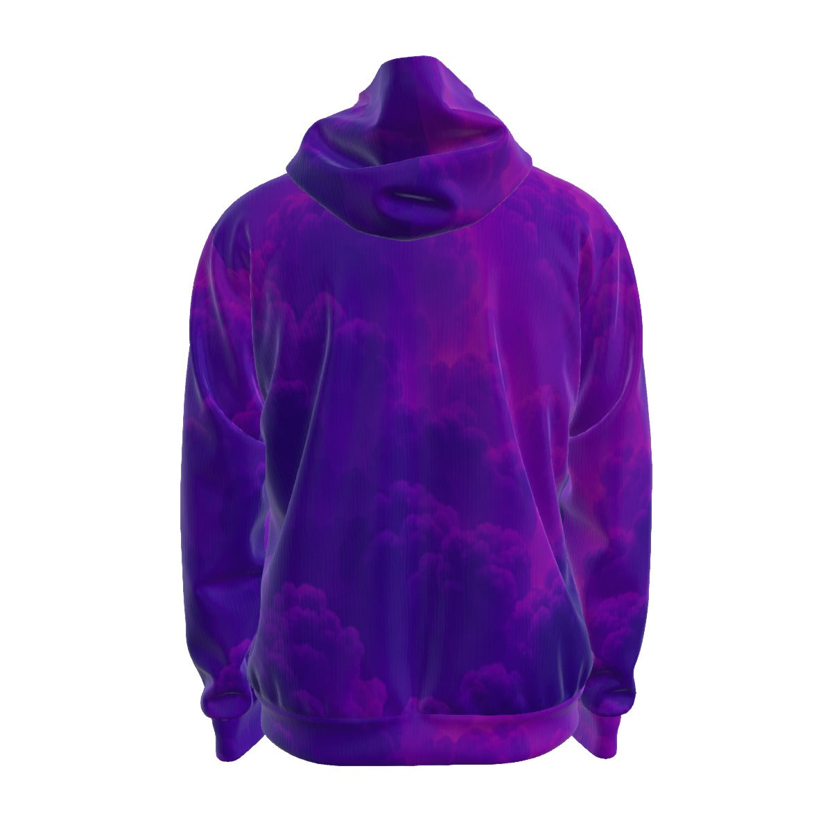 Unisex Zipper Hoodie With Black Lining