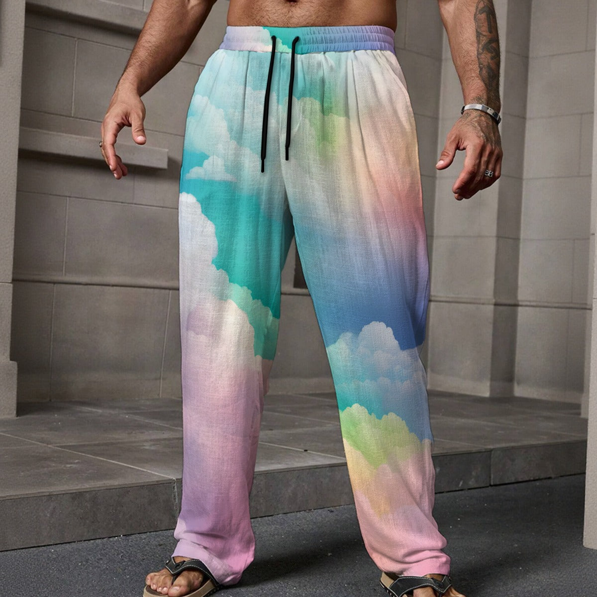 Men's Loose Casual Pants With Pocket