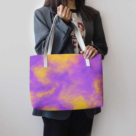 Unisex Stylish PU Leather Tote Bag