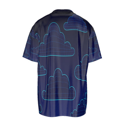 Men's Imitation Silk Short-Sleeved Shirt