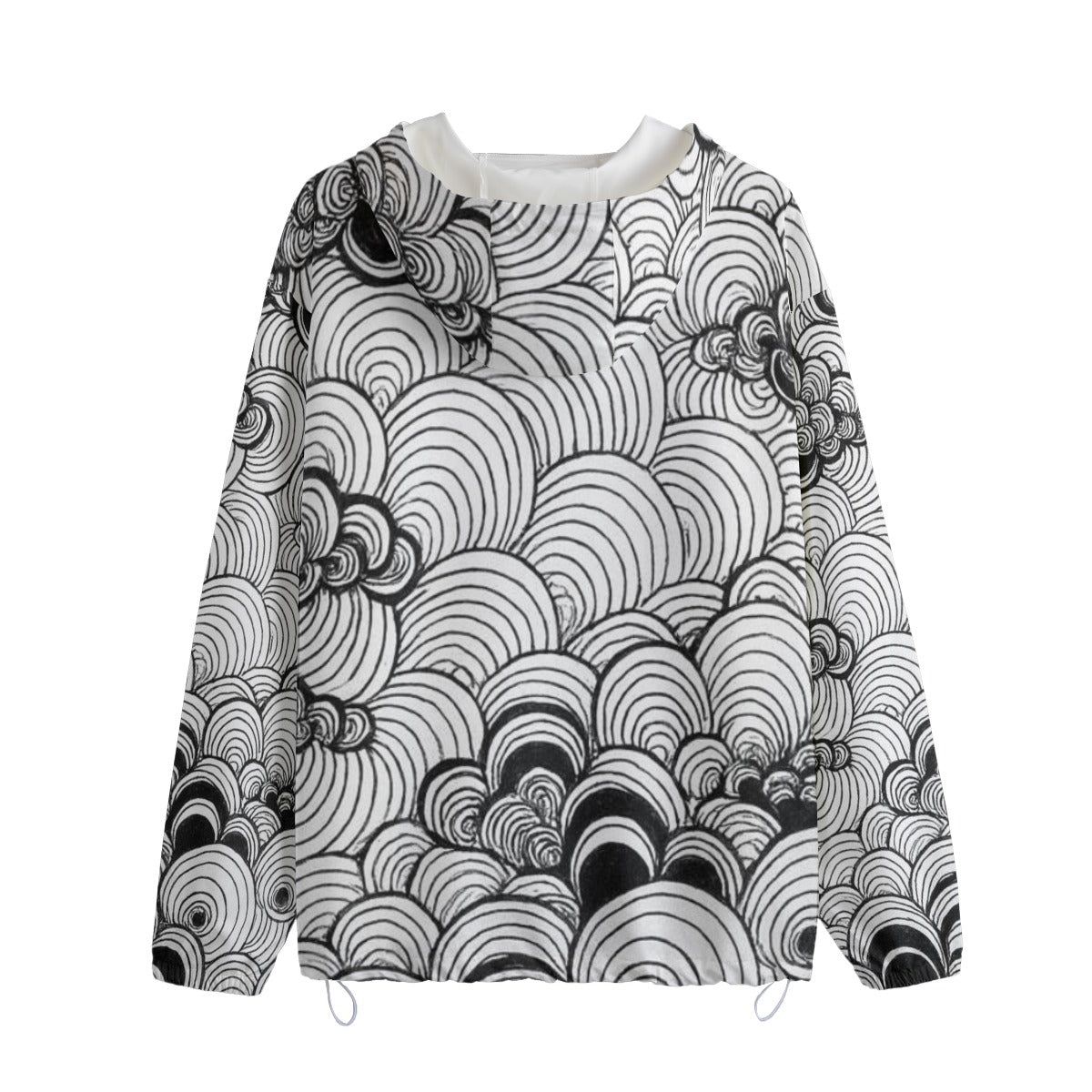 Unisex Pullover Jacket With Zipper Closure