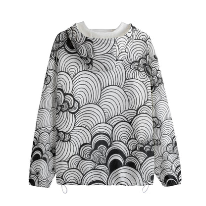 Unisex Pullover Jacket With Zipper Closure