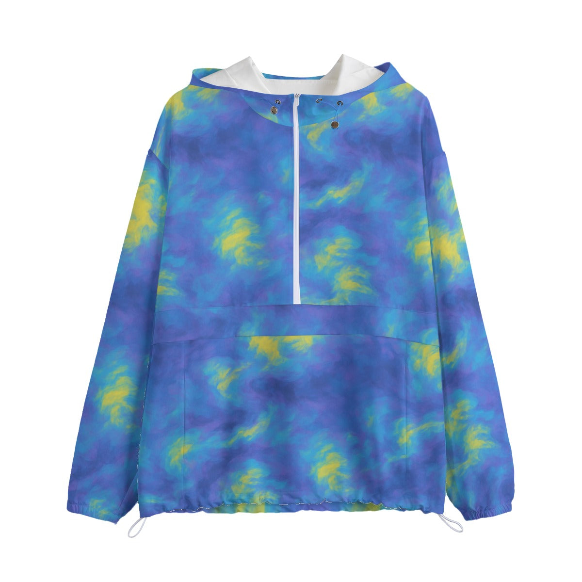 Unisex Pullover Jacket With Zipper Closure